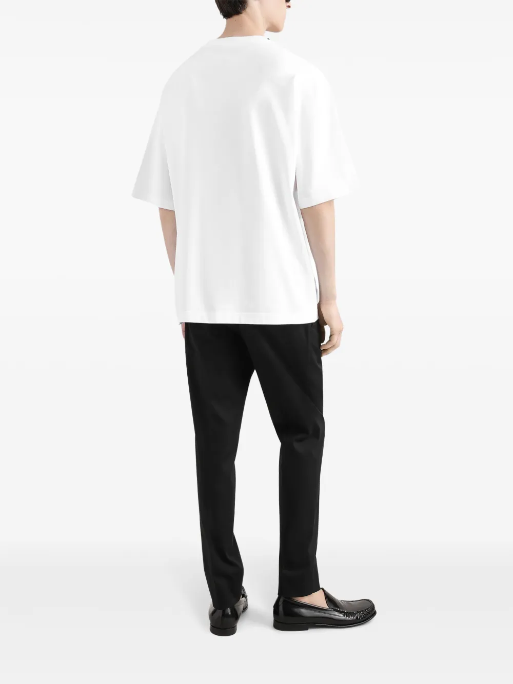 Dolce & Gabbana T-shirt met patchdetail Wit