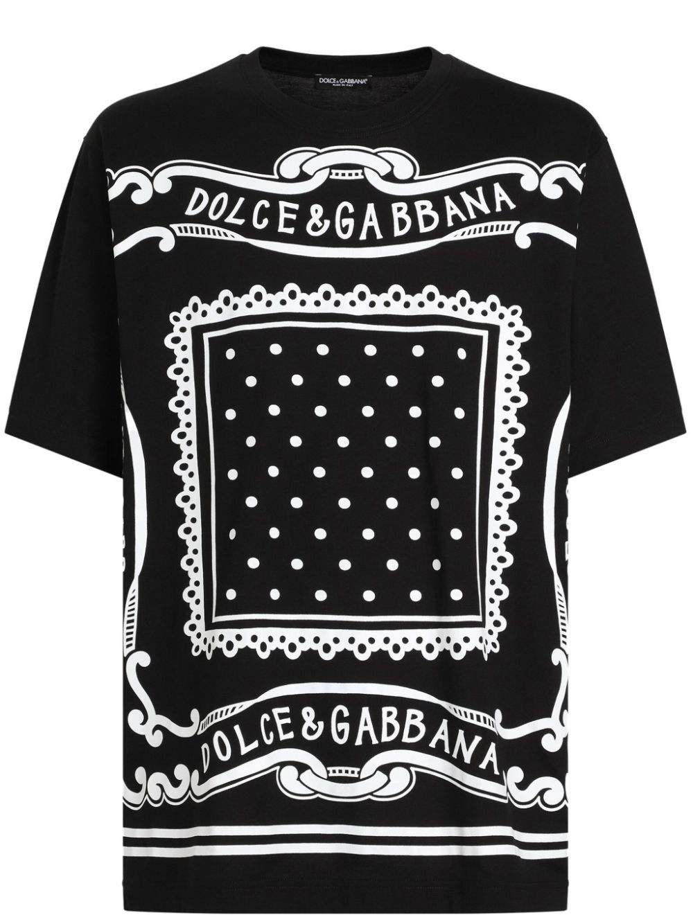 bandana-print cotton T-shirt