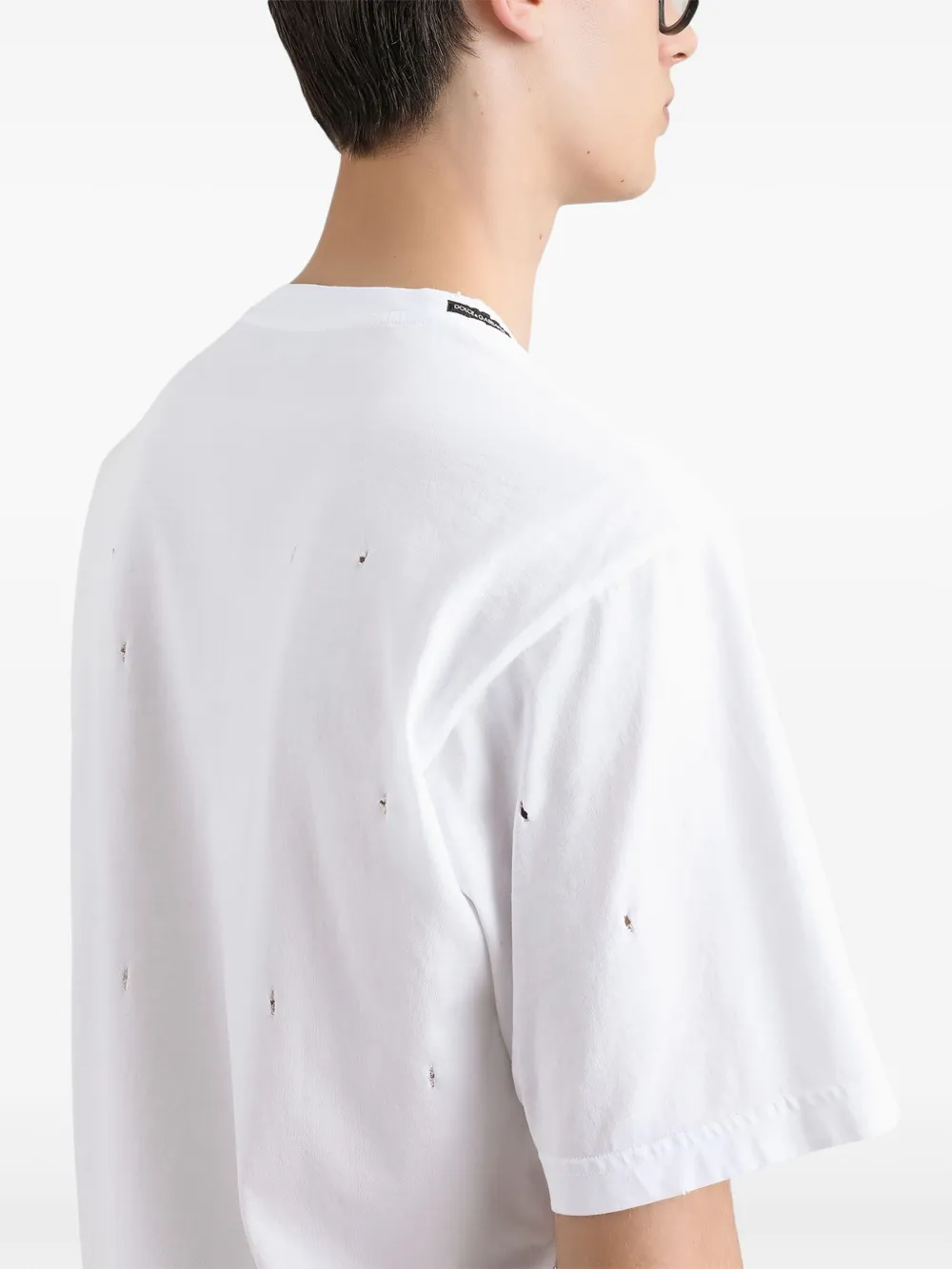 Dolce & Gabbana T-shirt met grafische print Wit