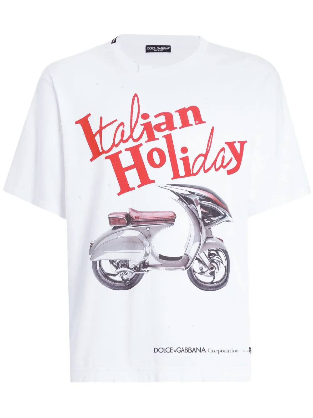 Dolce & Gabbana playera con estampado gráfico | blanco | Image 1