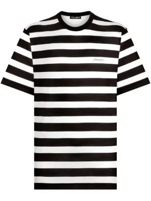 JIL SANDER+ ストライプ Tシャツ | ニュートラル | FARFETCH JP