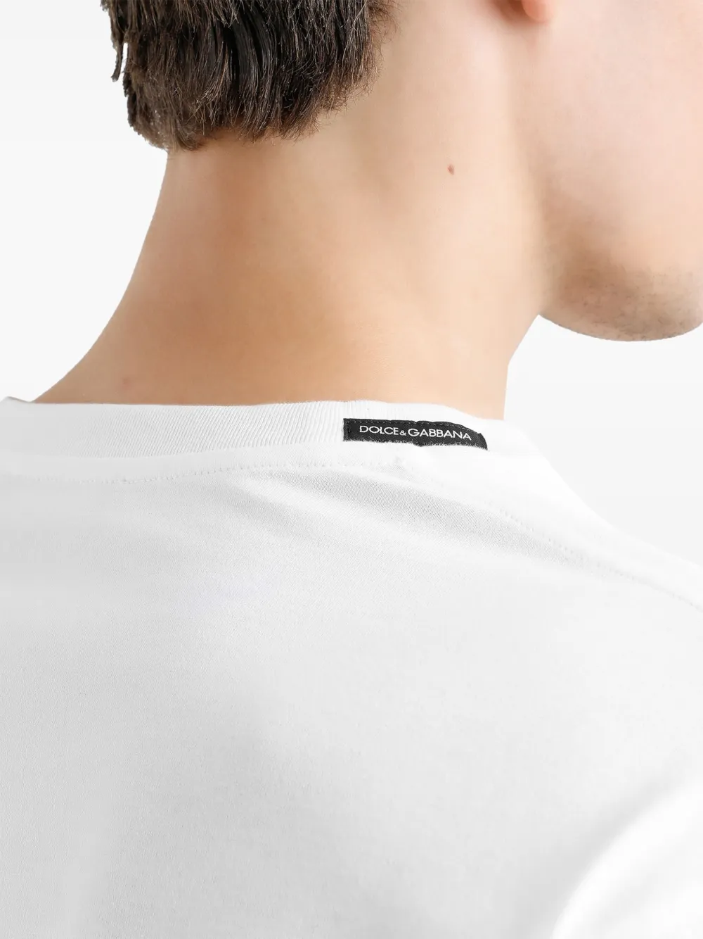 Dolce & Gabbana T-shirt met logo Wit
