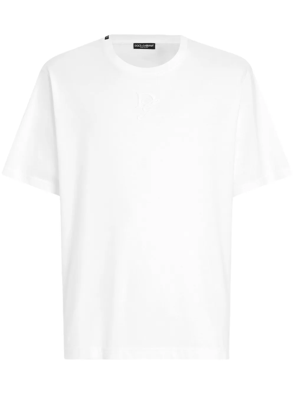 Dolce & Gabbana ロゴ Tシャツ - ホワイト Dolce & Gabbana ロゴ Tシャツ - ホワイト
