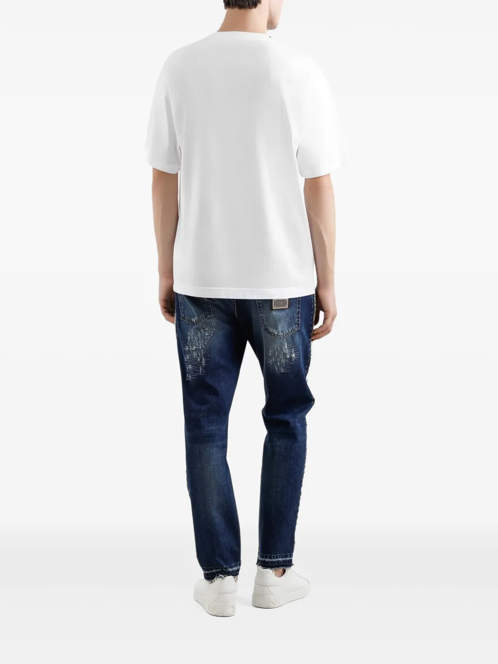 Dolce & Gabbana T-shirt met logo Wit