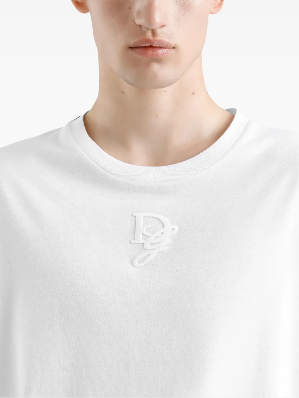 Dolce & Gabbana T-shirt met logo Wit
