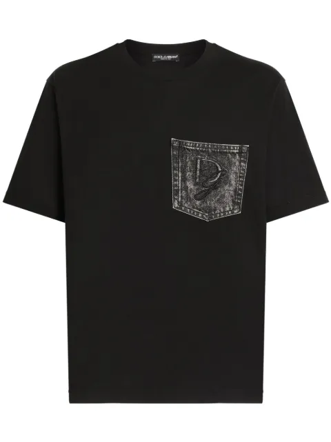 Dolce & Gabbana logo pocket T-shirt