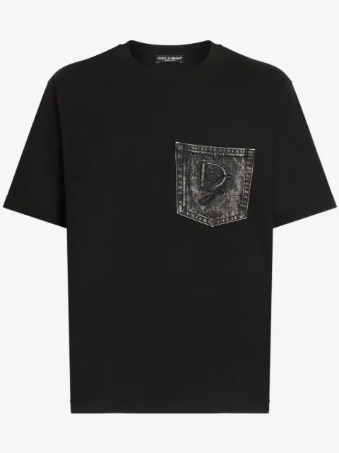 Dolce & Gabbana logo pocket T-shirt