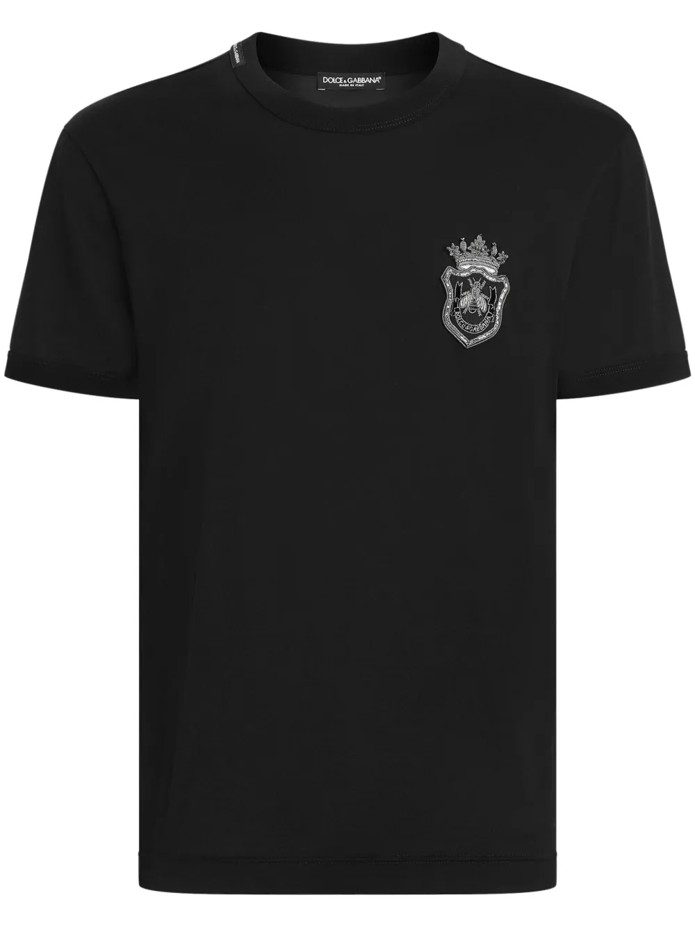 Dolce & Gabbana playera con logo bordado | negro | Image 1