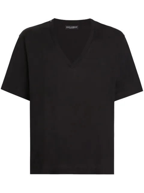 Dolce & Gabbana playera con cuello en V