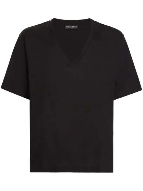 T-shirt à col v - Dolce & Gabbana - Modalova