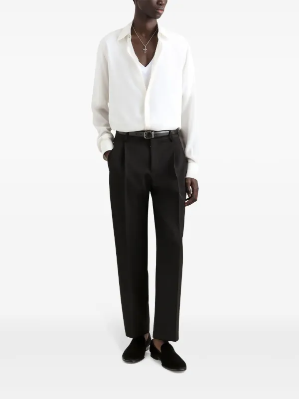 DOLCE＆GABBANA Vネック Tシャツ ホワイト ブラック White V-neck T-shirt Dolce & Gabbana - Vitkac AS