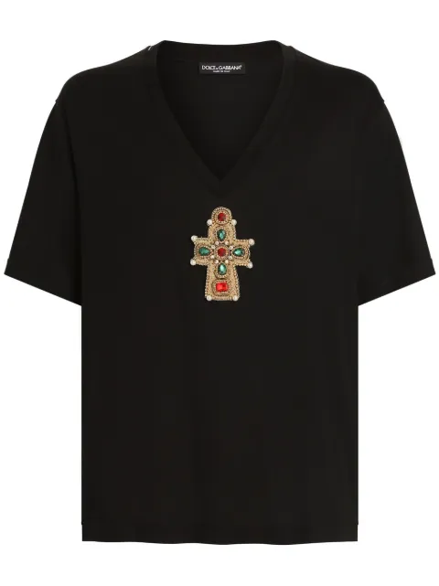 Dolce & Gabbana patch-detail T-shirt