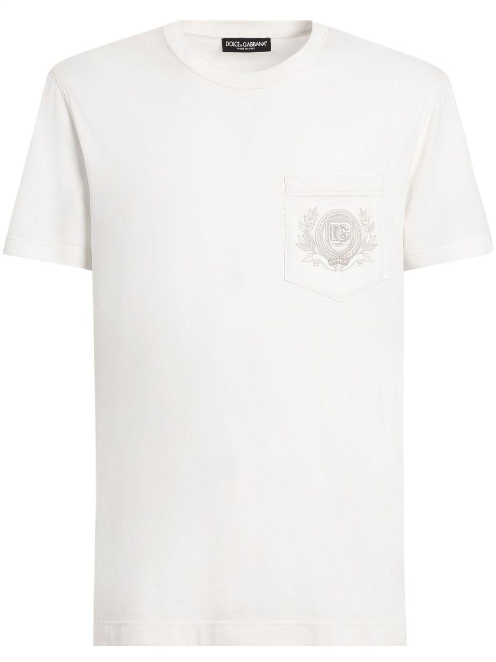 embroidered-logo T-shirt