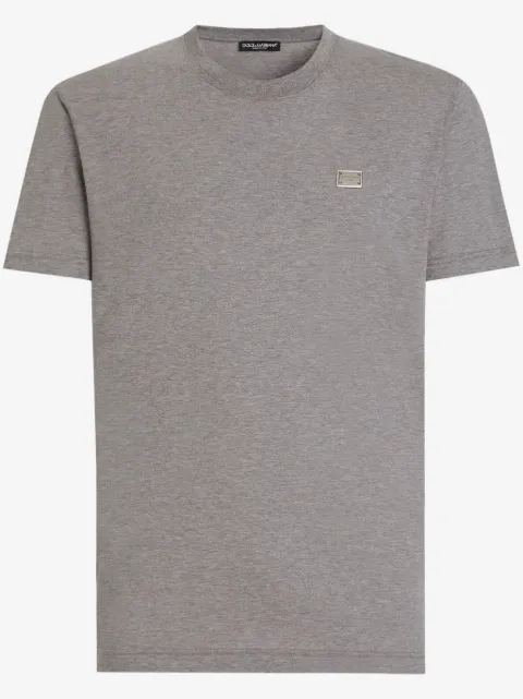 Dolce & Gabbana logo-plaque cotton T-shirt