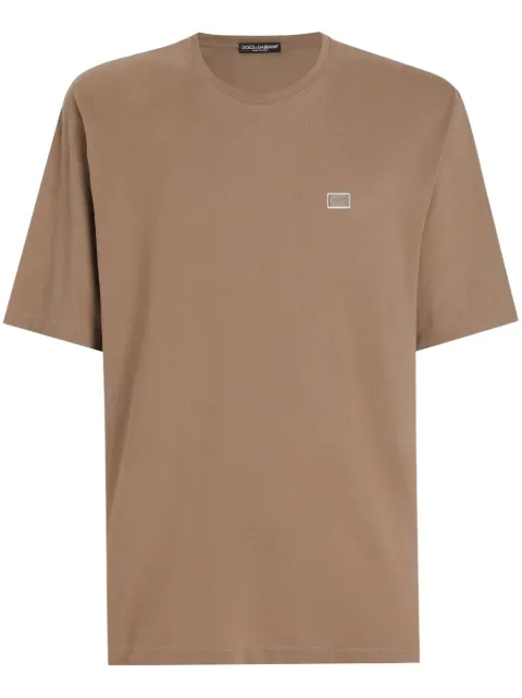 Dolce & Gabbana playera con placa del logo
