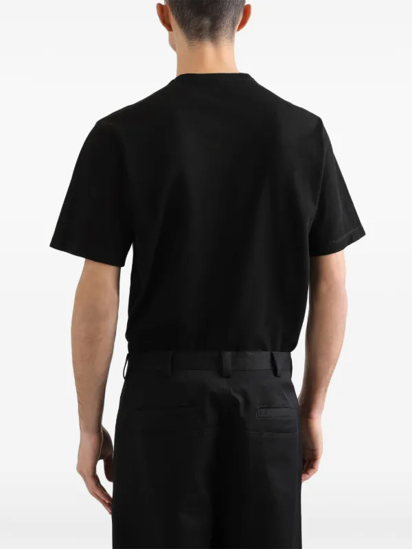 Dolce & Gabbana logo-plaque T-shirt | Black | FARFETCH