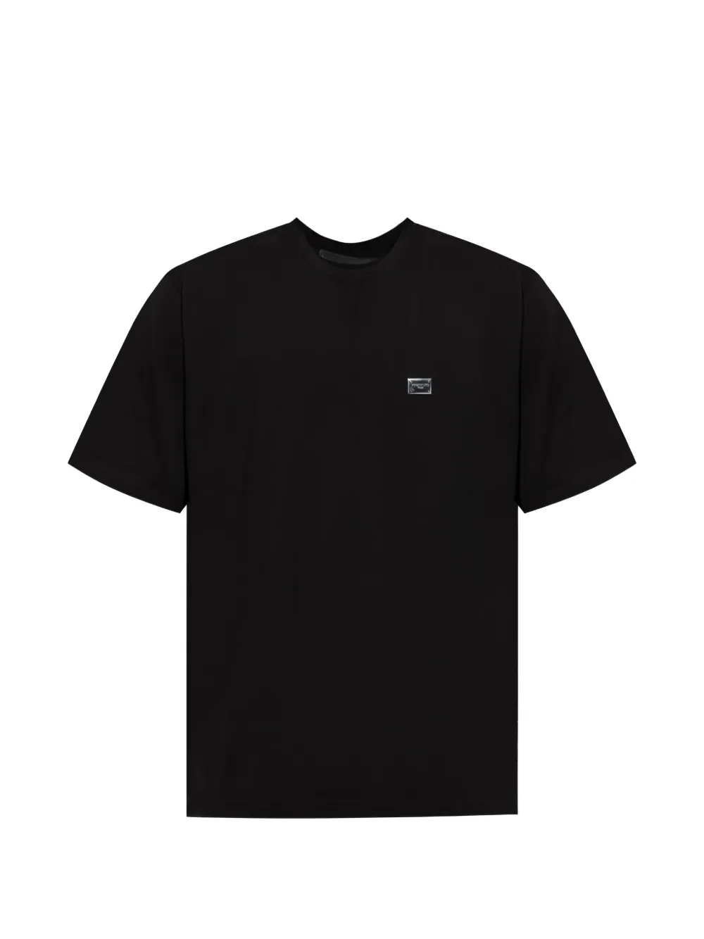 Dolce & Gabbana T-shirt met logoplakkaat Zwart