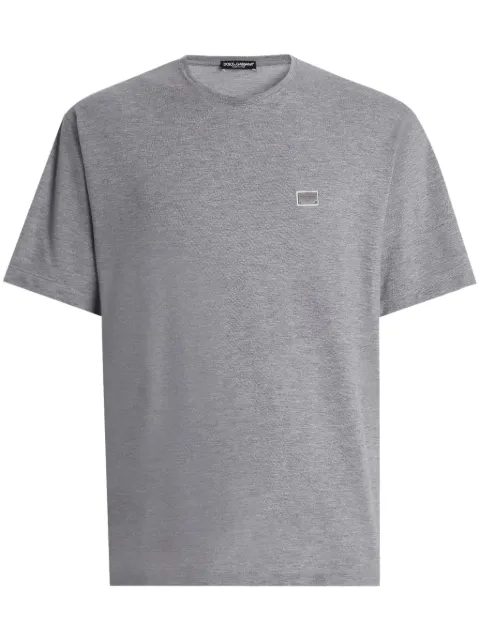 Dolce & Gabbana logo-plaque cotton T-shirt