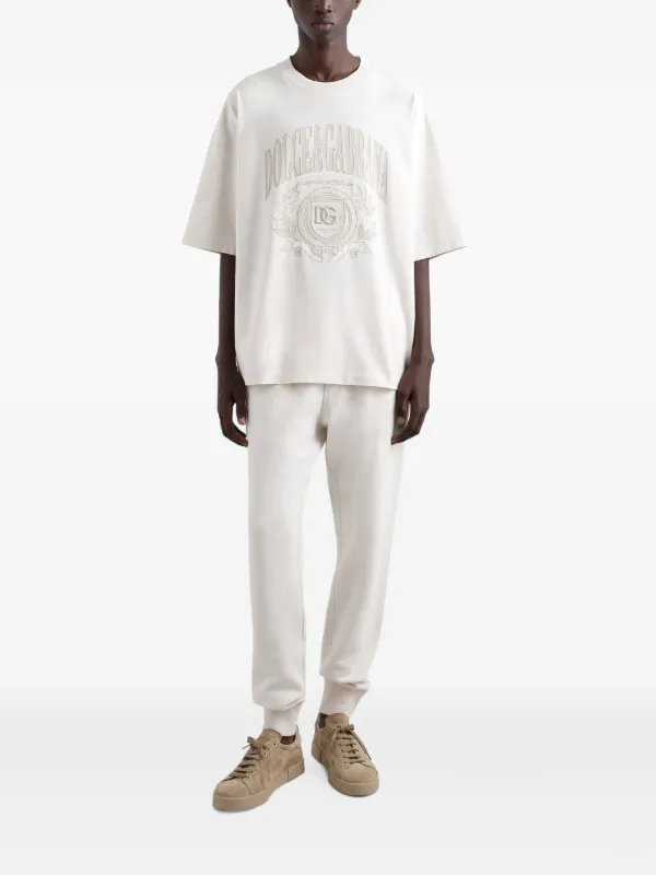 Dolce & Gabbana Camiseta Com Estampa De Logo | Branco | FARFETCH BR