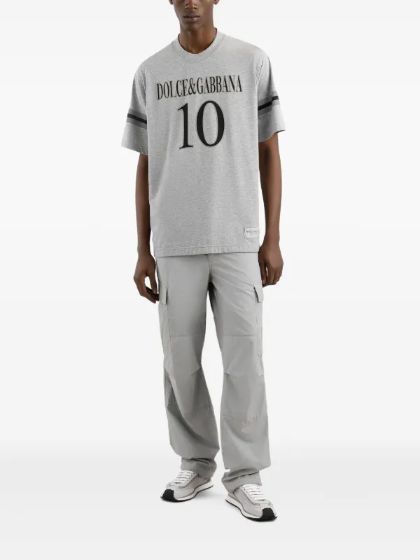 Dolce & Gabbana logo-print T-shirt | Grey | FARFETCH TR Dolce & Gabbana logo-print T-shirt | Grey | FARFETCH TR