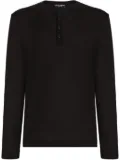 Dolce & Gabbana button-neck T-shirt - Black