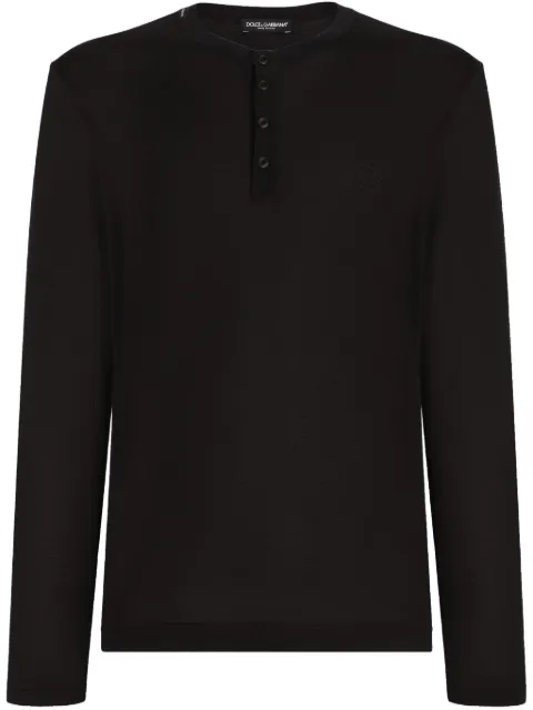 Dolce & Gabbana playera con botones en el cuello