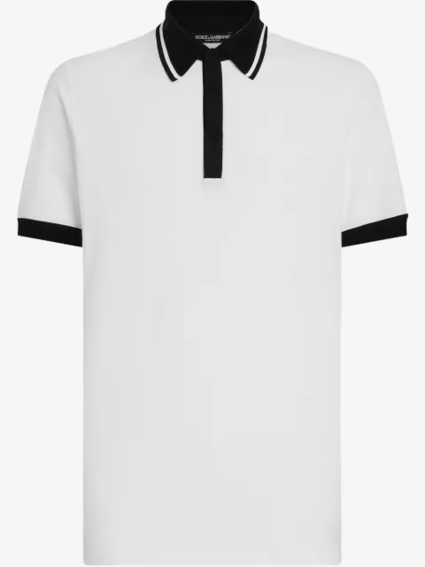 Dolce & Gabbana コントラストトリム ポロシャツ