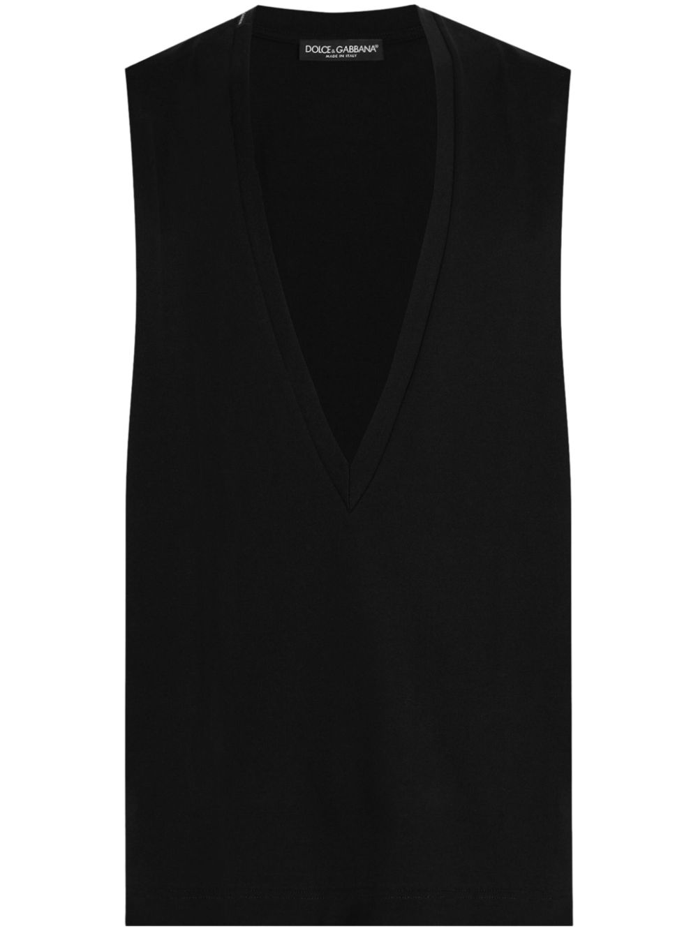 Dolce & Gabbana V-neck vest – Black