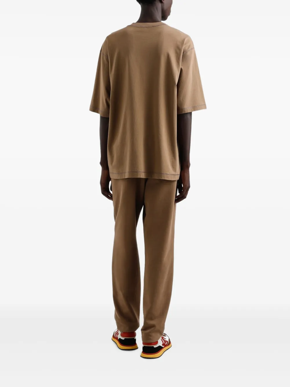 Dolce & Gabbana T-shirt met logo Bruin
