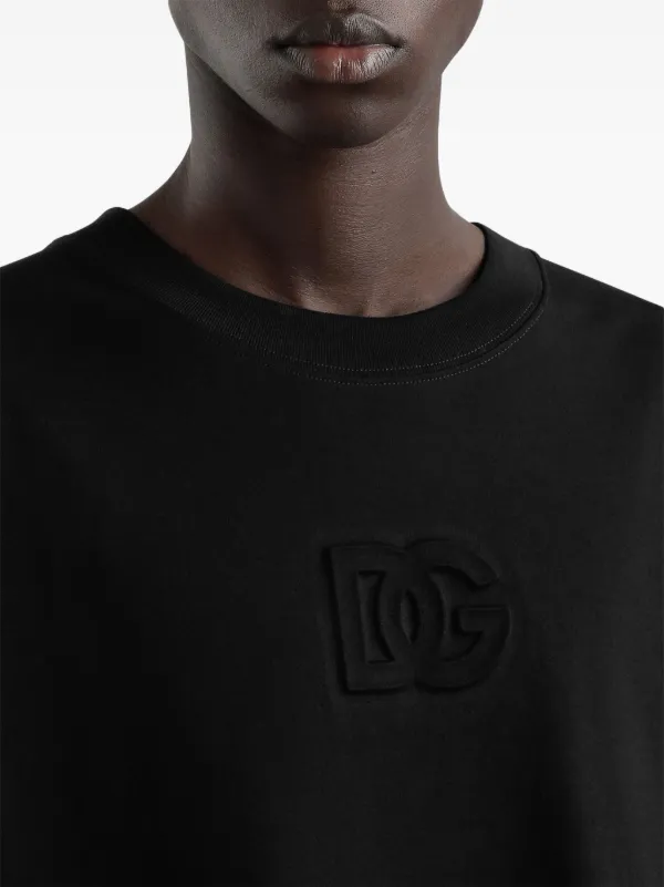 Dolce & Gabbana Camiseta Com Detalhe De Logo | Preto | FARFETCH BR