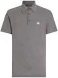 Dolce & Gabbana logo-plaque polo shirt - Grey