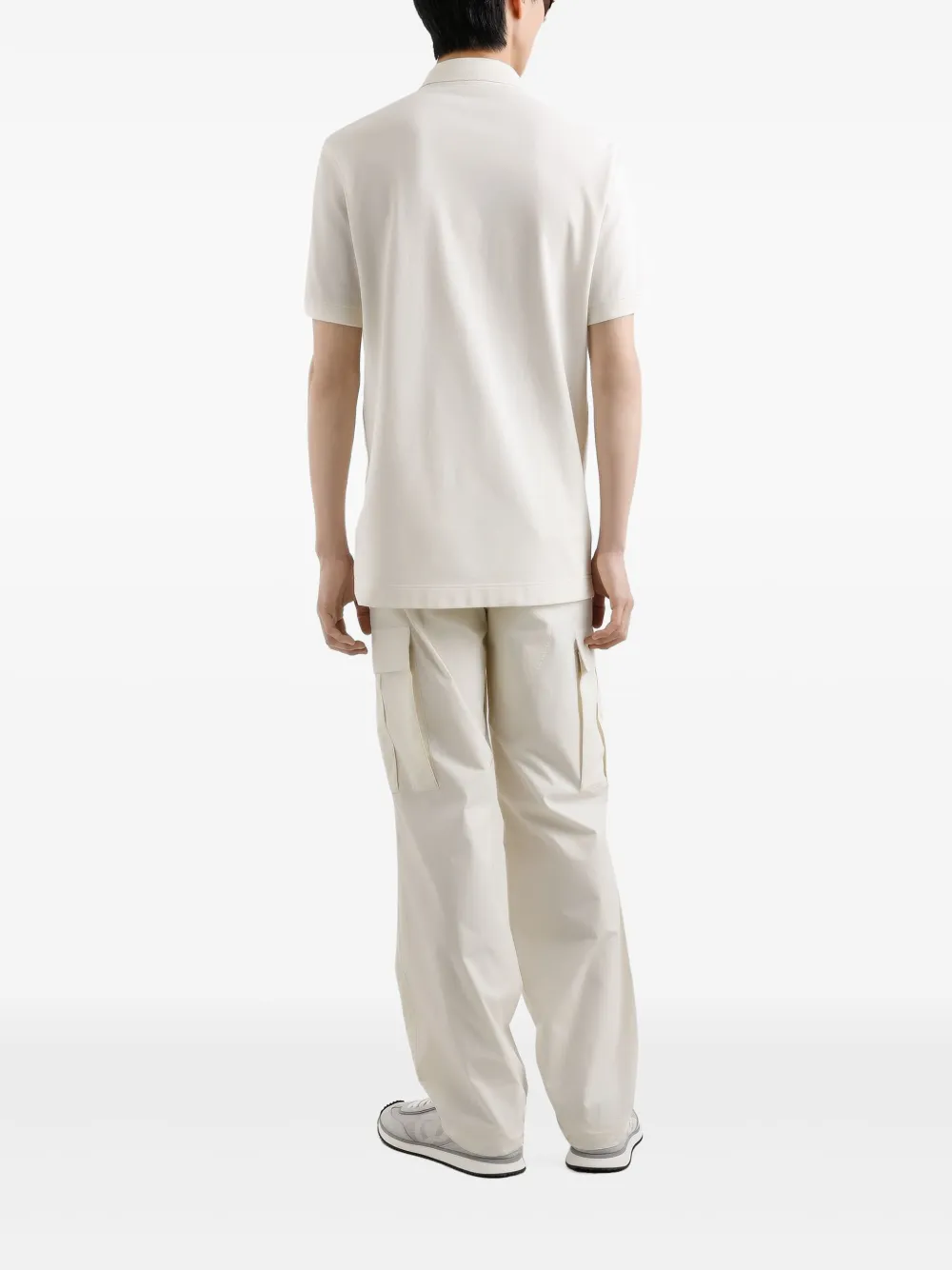 Dolce & Gabbana Poloshirt met geborduurd logo Beige