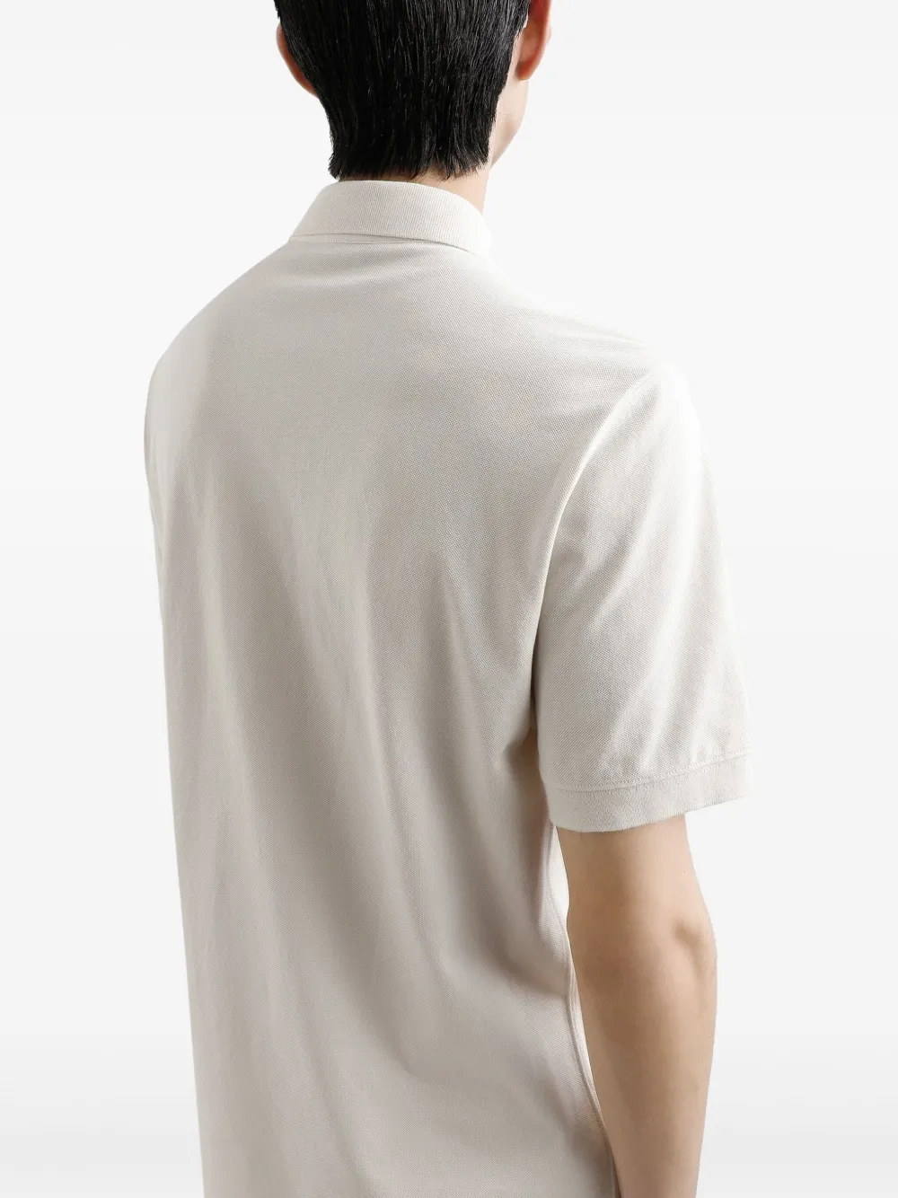 Dolce & Gabbana Poloshirt met geborduurd logo Beige