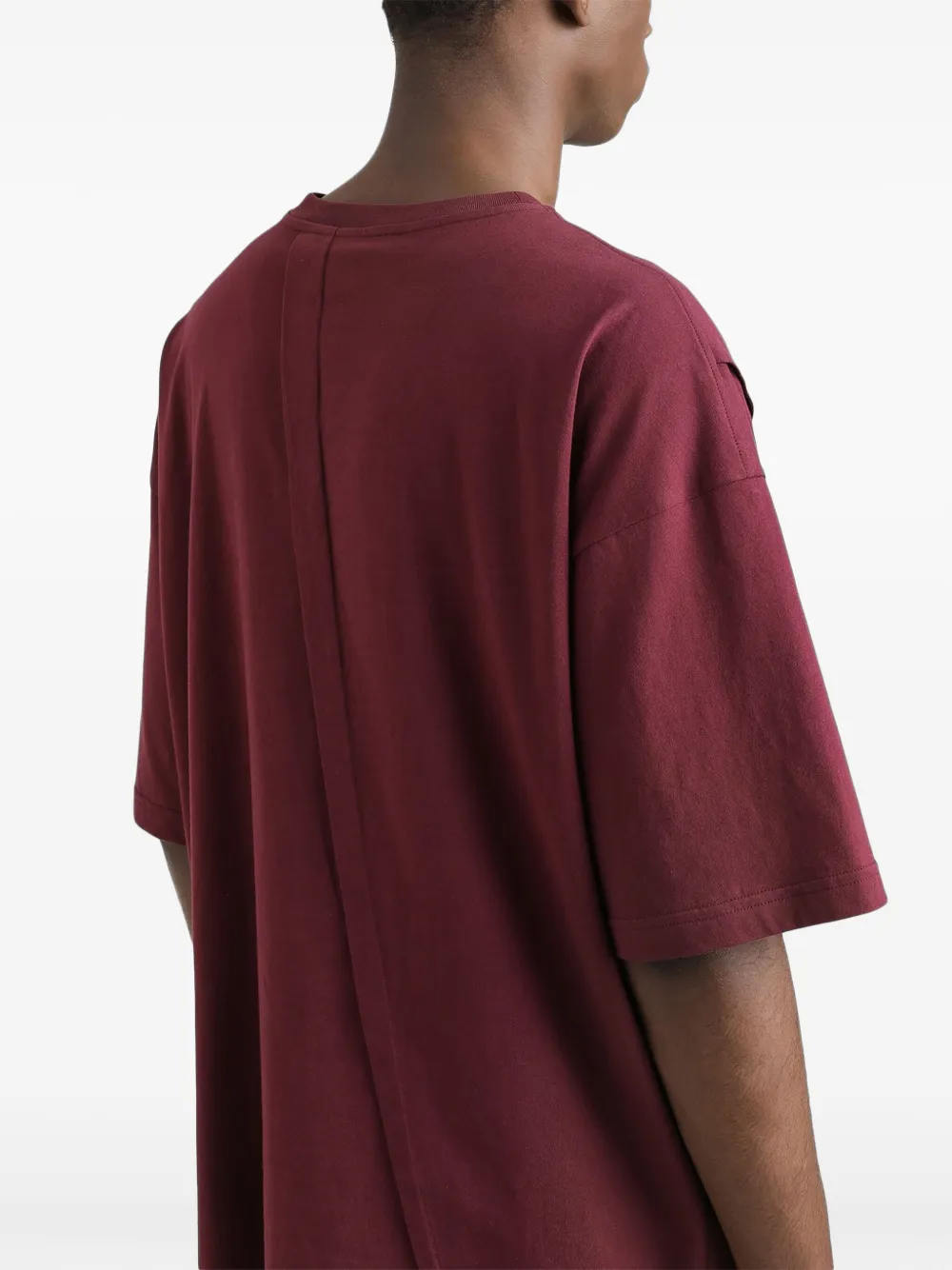 Dolce & Gabbana T-shirt met geplooid detail Rood