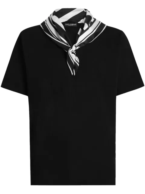 Dolce & Gabbana スカーフディテール Tシャツ