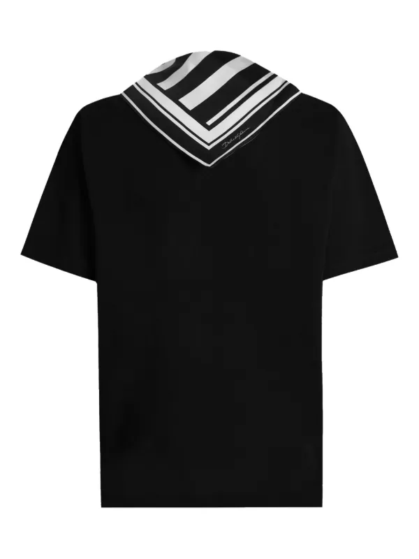 m*i様 期間限定売り切りセールDOLCE & GABBANA ブラック Tシャ ブラックのメンズ Tシャツ ショートスリーブ バーティカルロゴプリント
