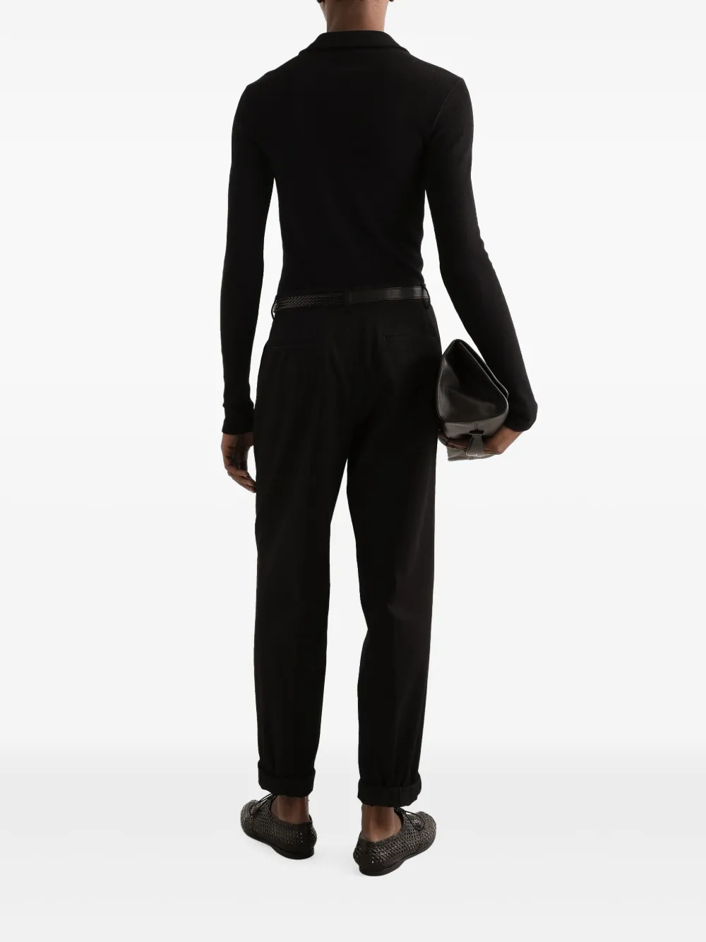 Dolce & Gabbana Trui met veters Zwart