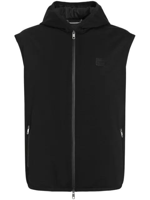 Dolce & Gabbana Weste mit Logo-Applikation