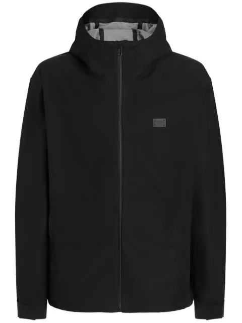 Dolce & Gabbana logo-plaque bomber jacket