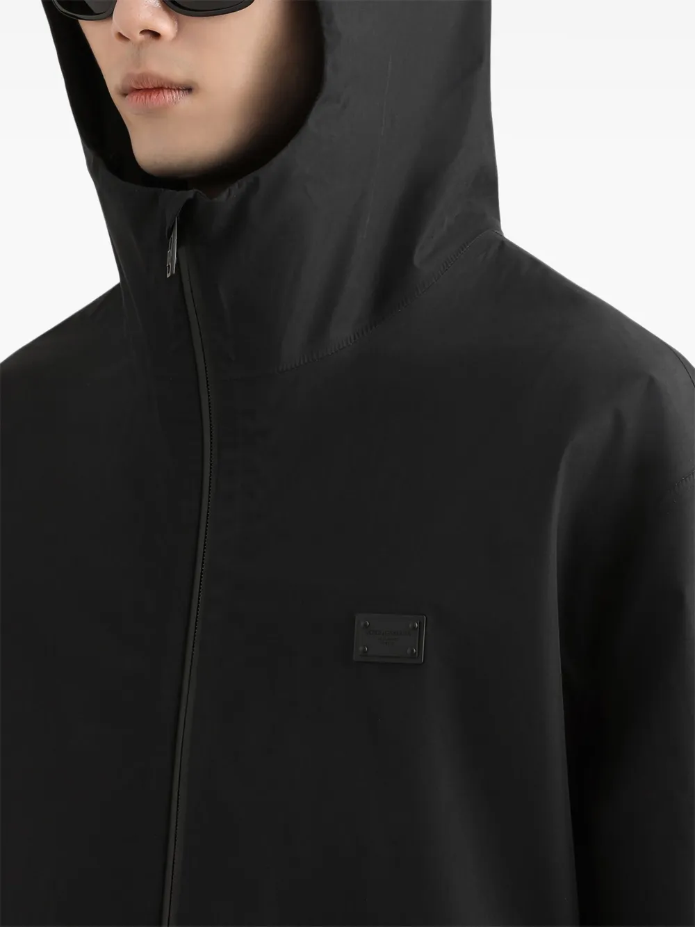 Dolce & Gabbana Bomberjack met logoplakkaat Zwart