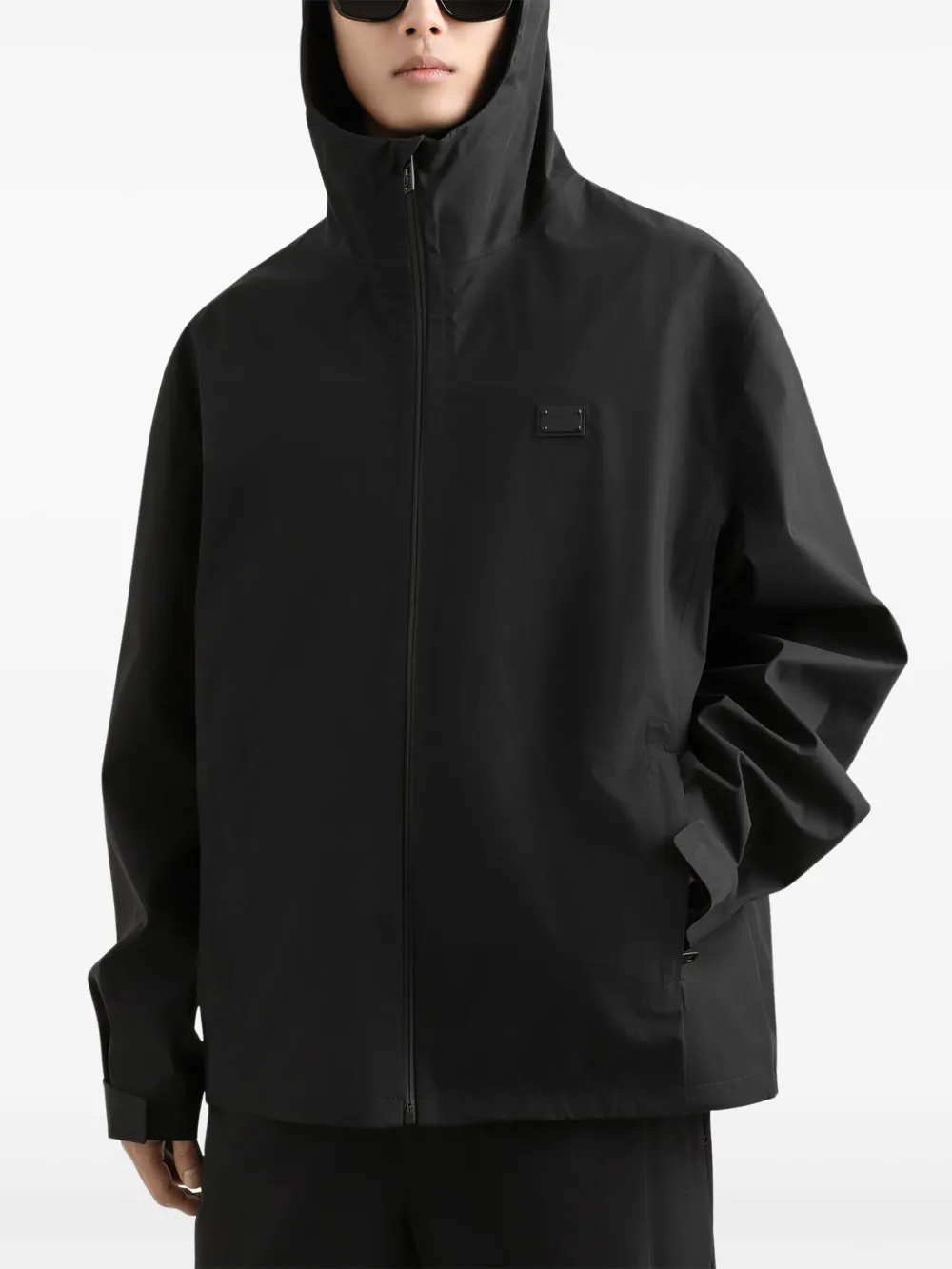 Dolce & Gabbana Bomberjack met logoplakkaat Zwart