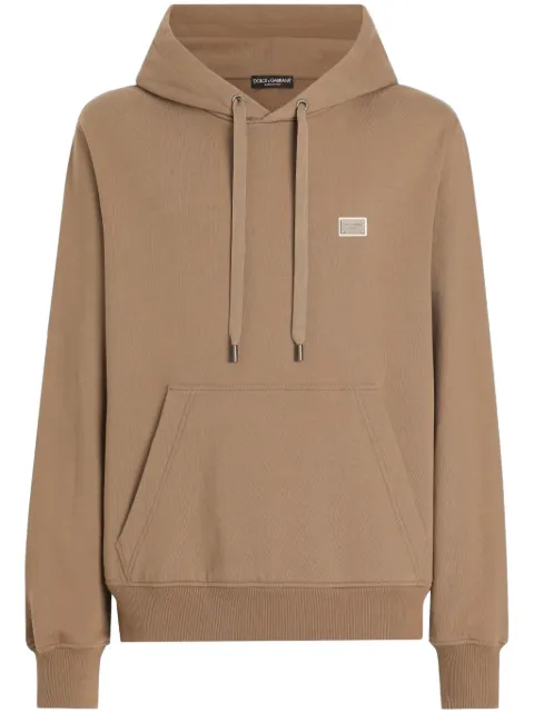 Dolce & Gabbana logo-plaque hoodie