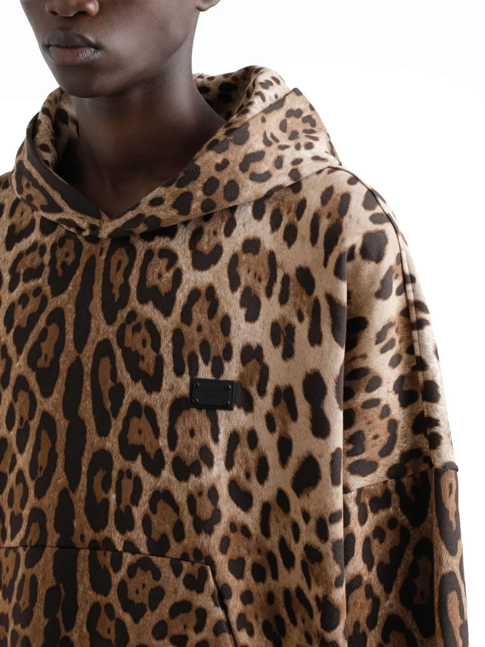 Dolce & Gabbana Shirtjack met luipaardprint Bruin