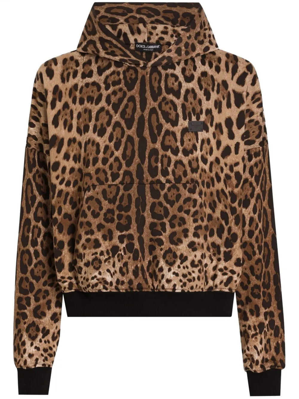 Dolce & Gabbana Shirtjack met luipaardprint Bruin