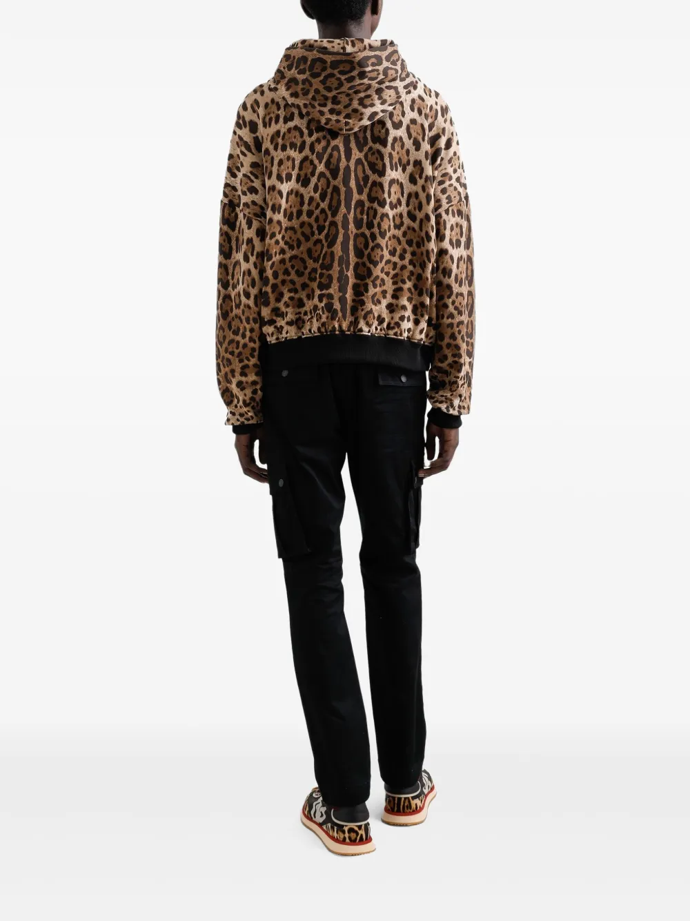Dolce & Gabbana Shirtjack met luipaardprint Bruin