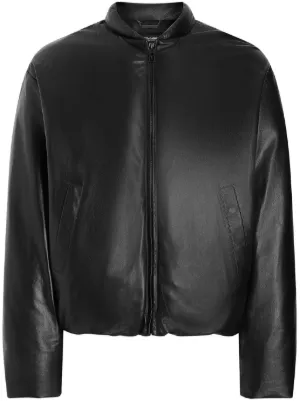 Dolce & Gabbana Leather Jacket | Black | FARFETCH ZA