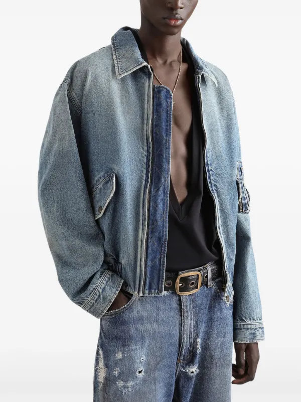 Dolce & Gabbana ロゴ デニムジャケット | ブルー | FARFETCH JP