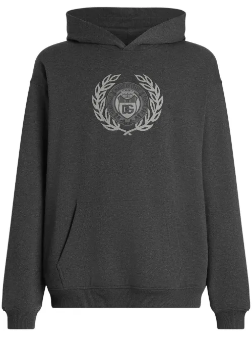 Hoodie à logo imprimé - Dolce & Gabbana - Modalova