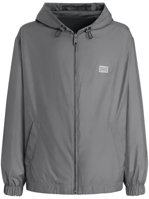 Dolce & Gabbana logo-plaque bomber jacket