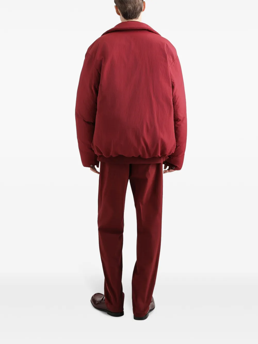 Dolce & Gabbana Bomberjack met logoplakkaat Rood